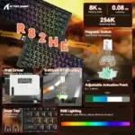 ATTACK SHARK R82 HE Rapid Trigger Keyboard Magnetic Switch with 0.005MM RT - Image 2